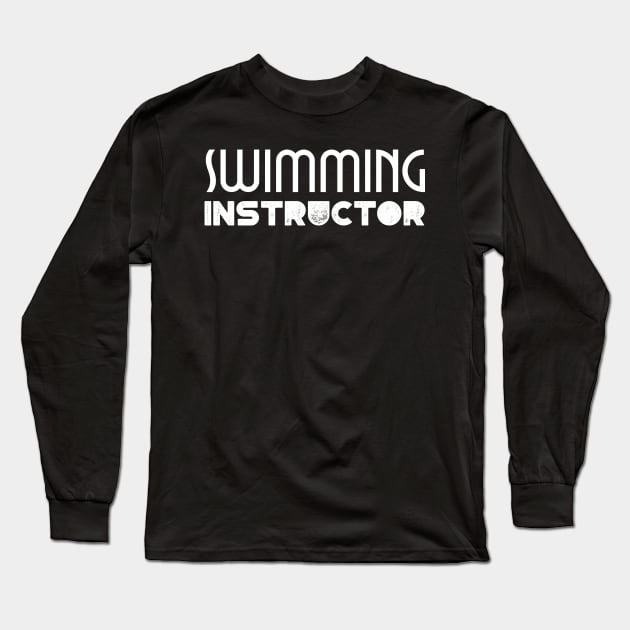 Swimming instructor, swimming learning, swim teacher v2 Long Sleeve T-Shirt by H2Ovib3s